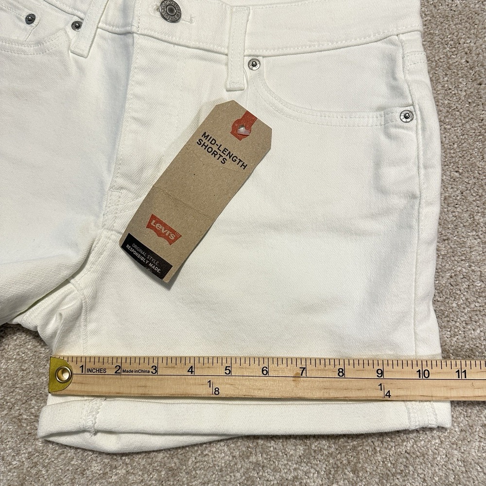 LEVI'S DENIM JEAN MID LENGTH SHORTS‎ WOMEN'S SZ 29 NEW SUMMER CASUAL - Picture 7 of 7